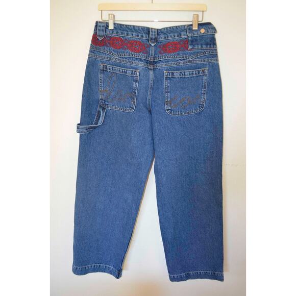 NEW Damson Madder Drew Jeans Embroidered Carpenter Pants - Picture 8 of 9